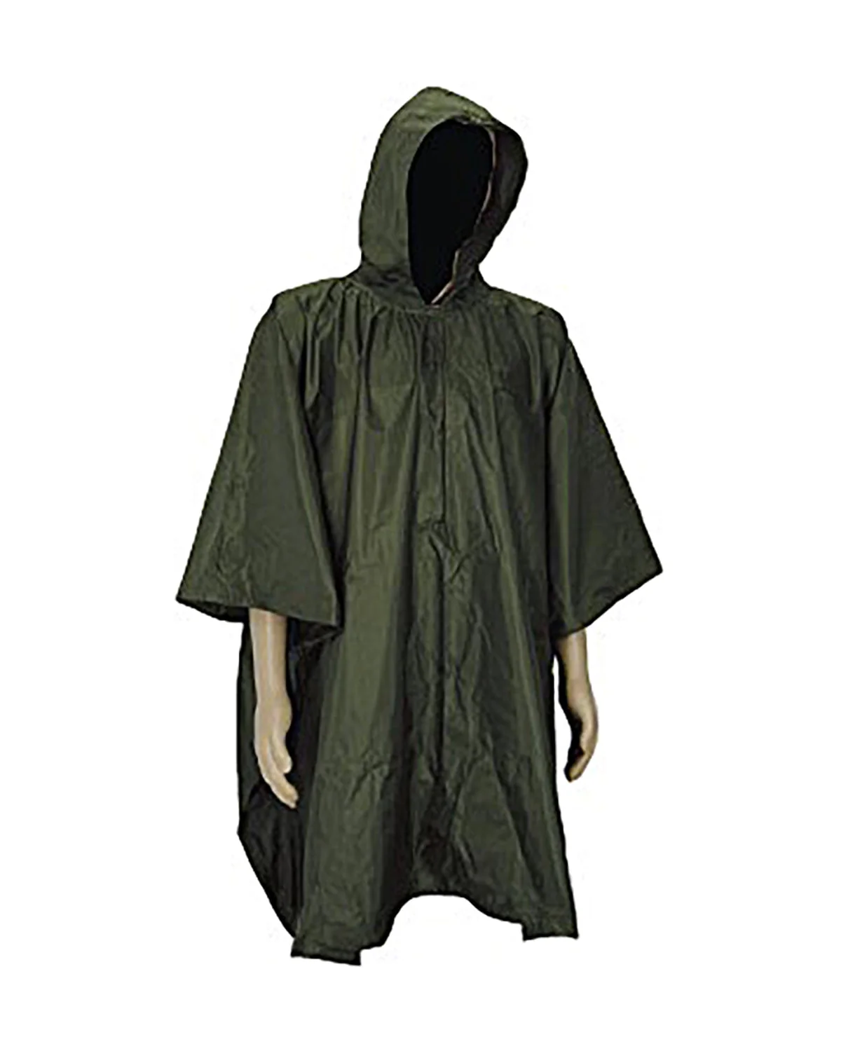 Waterproof Poncho: Knee-Length (Unlined)